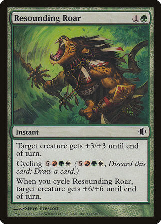 Resounding Roar [Shards of Alara] | Gate City Games LLC