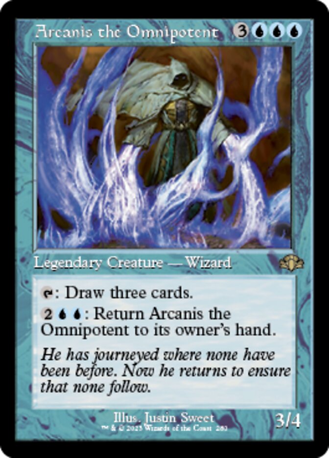 Arcanis the Omnipotent (Retro) [Dominaria Remastered] | Gate City Games LLC