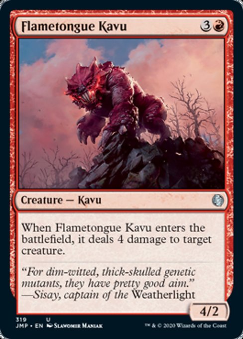 Flametongue Kavu [Jumpstart] | Gate City Games LLC