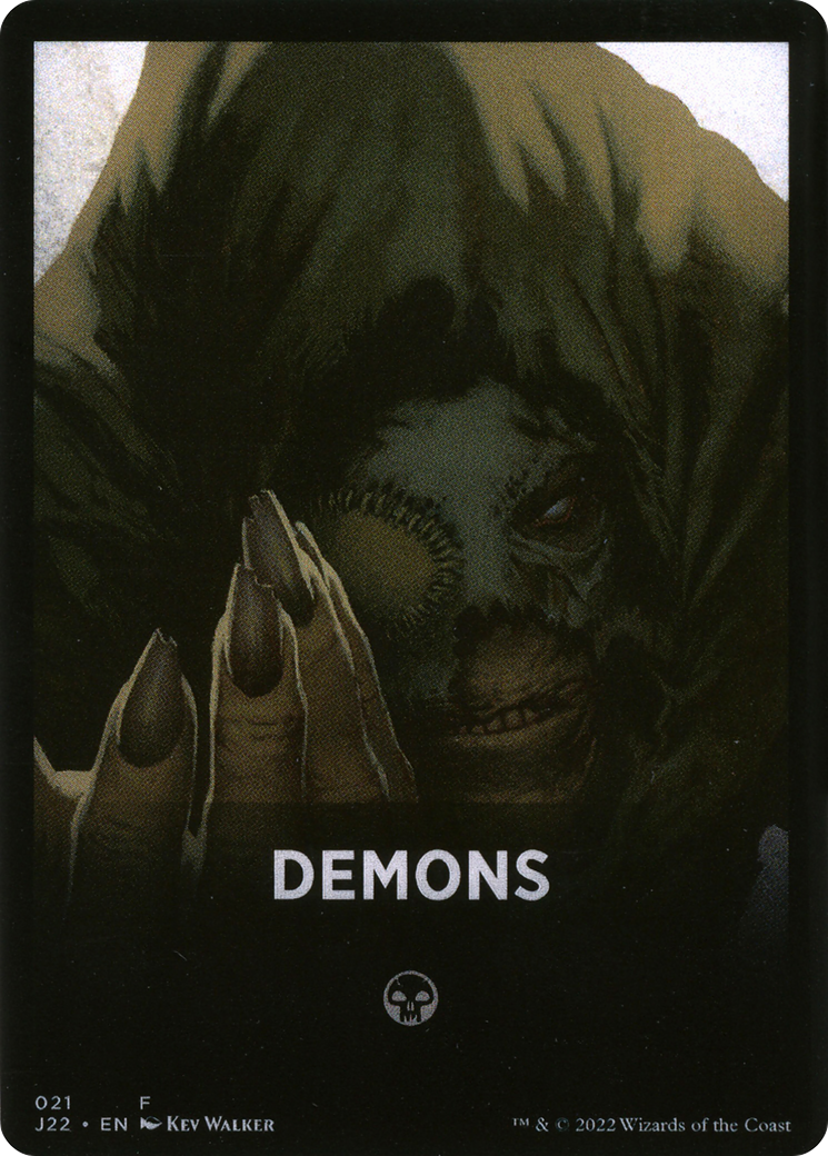 Demons Theme Card [Jumpstart 2022 Front Cards] | Gate City Games LLC