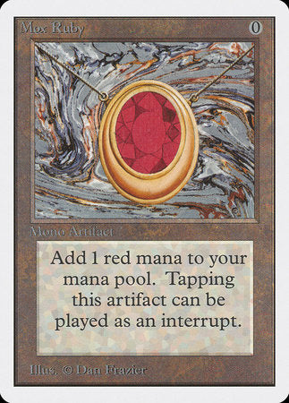 Mox Ruby [Unlimited Edition] | Gate City Games LLC