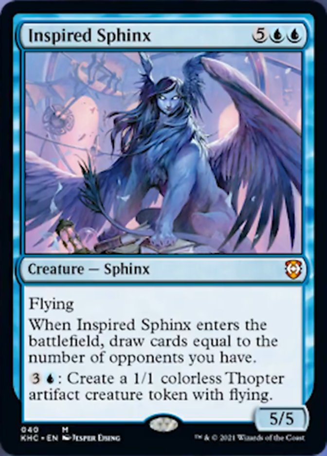 Inspired Sphinx [Kaldheim Commander] | Gate City Games LLC