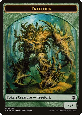 Treefolk Token (015) [Commander Anthology Tokens] | Gate City Games LLC