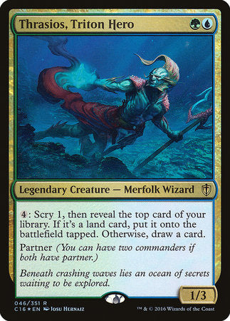 Thrasios, Triton Hero [Commander 2016] | Gate City Games LLC