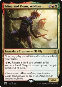 Mina and Denn, Wildborn [Zendikar Rising Commander] | Gate City Games LLC