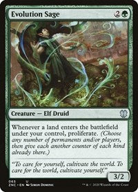Evolution Sage [Zendikar Rising Commander] | Gate City Games LLC