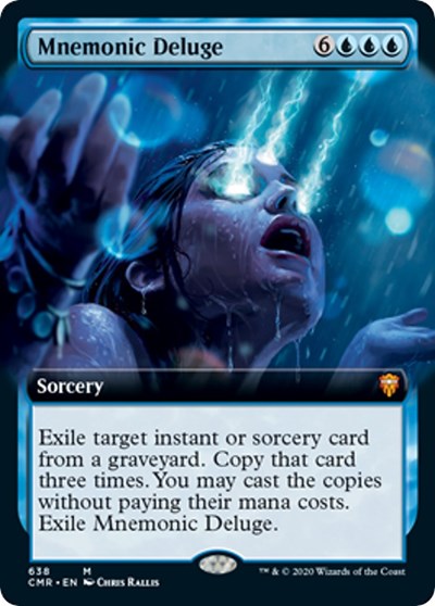 Mnemonic Deluge (Extended Art) [Commander Legends] | Gate City Games LLC