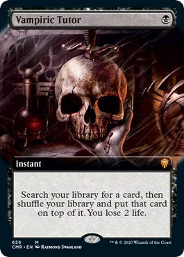Vampiric Tutor (Extended Art) [Commander Legends] | Gate City Games LLC