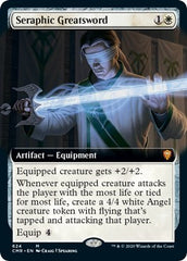 Seraphic Greatsword (Extended Art) [Commander Legends] | Gate City Games LLC