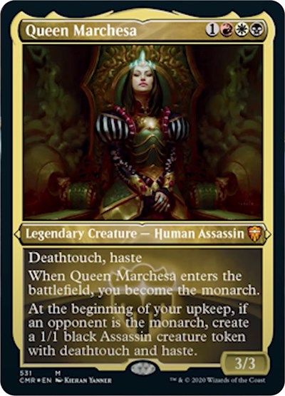Queen Marchesa (Foil Etched) [Commander Legends] | Gate City Games LLC
