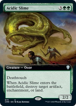 Acidic Slime (Extended Art) [Commander Legends] | Gate City Games LLC