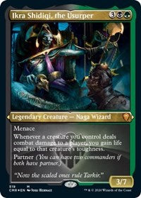 Ikra Shidiqi, the Usurper (Foil Etched) [Commander Legends] | Gate City Games LLC