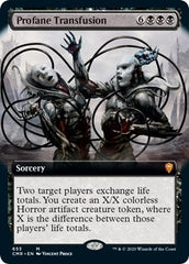 Profane Transfusion (Extended Art) [Commander Legends] | Gate City Games LLC