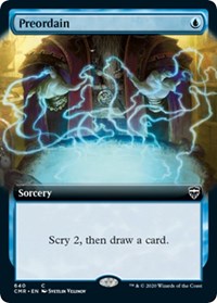 Preordain (Extended Art) [Commander Legends] | Gate City Games LLC
