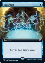 Preordain (Extended Art) [Commander Legends] | Gate City Games LLC