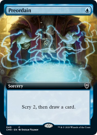 Preordain (Extended Art) [Commander Legends] | Gate City Games LLC