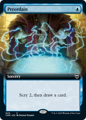Preordain (Extended Art) [Commander Legends] | Gate City Games LLC