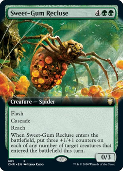 Sweet-Gum Recluse (Extended Art) [Commander Legends] | Gate City Games LLC
