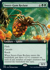 Sweet-Gum Recluse (Extended Art) [Commander Legends] | Gate City Games LLC