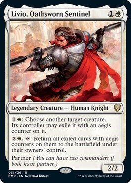 Livio, Oathsworn Sentinel [Commander Legends] | Gate City Games LLC