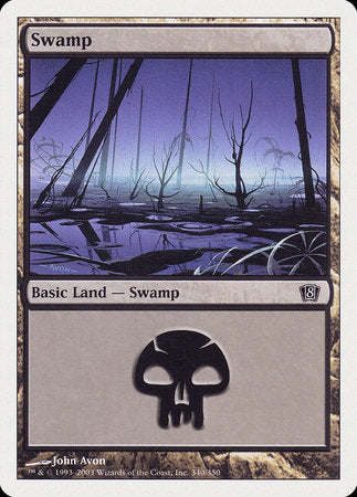Swamp (340) [Eighth Edition] | Gate City Games LLC