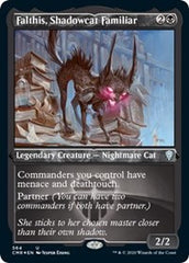 Falthis, Shadowcat Familiar (Foil Etched) [Commander Legends] | Gate City Games LLC