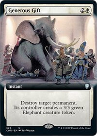 Generous Gift (Extended Art) [Commander Legends] | Gate City Games LLC