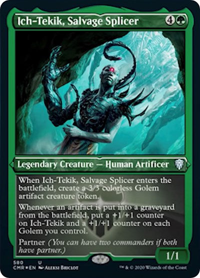 Ich-Tekik, Salvage Splicer (Foil Etched) [Commander Legends] | Gate City Games LLC