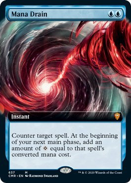Mana Drain (Extended Art) [Commander Legends] | Gate City Games LLC
