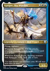 Kangee, Sky Warden (Foil Etched) [Commander Legends] | Gate City Games LLC