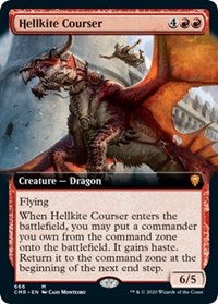 Hellkite Courser (Extended Art) [Commander Legends] | Gate City Games LLC