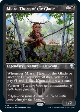 Miara, Thorn of the Glade (Foil Etched) [Commander Legends] | Gate City Games LLC