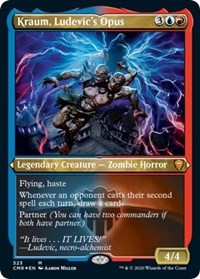 Kraum, Ludevic's Opus (Foil Etched) [Commander Legends] | Gate City Games LLC