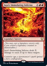 Jaya's Immolating Inferno [Commander Legends] | Gate City Games LLC