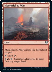 Memorial to War [Commander Legends] | Gate City Games LLC