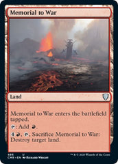 Memorial to War [Commander Legends] | Gate City Games LLC
