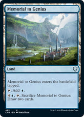 Memorial to Genius [Commander Legends] | Gate City Games LLC