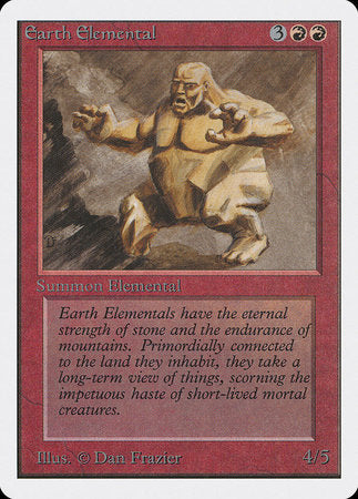 Earth Elemental [Unlimited Edition] | Gate City Games LLC