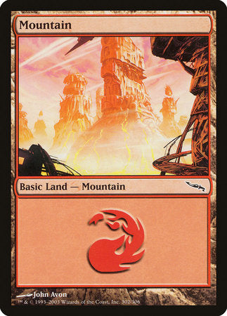 Mountain (302) [Mirrodin] | Gate City Games LLC