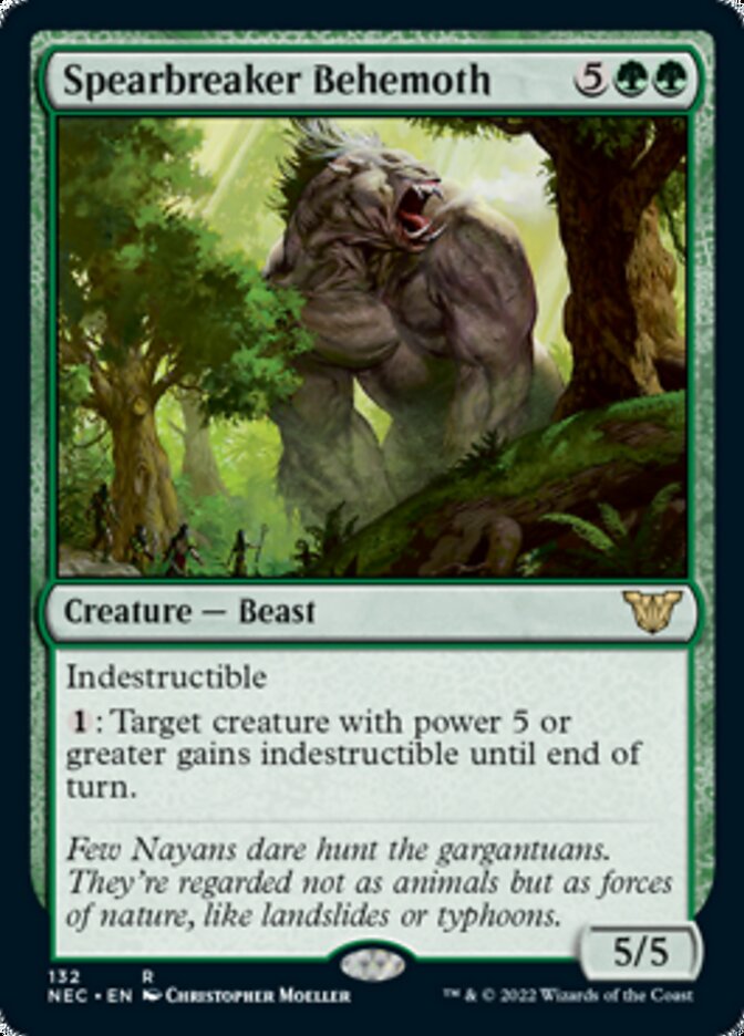 Spearbreaker Behemoth [Kamigawa: Neon Dynasty Commander] | Gate City Games LLC