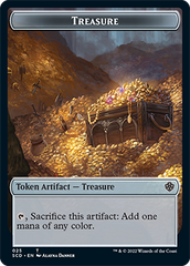 Treasure // Treasure Double-Sided Token [Starter Commander Decks] | Gate City Games LLC