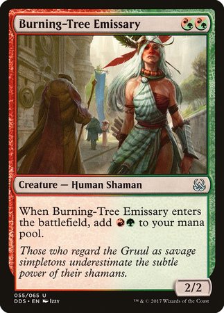 Burning-Tree Emissary [Duel Decks: Mind vs. Might] | Gate City Games LLC