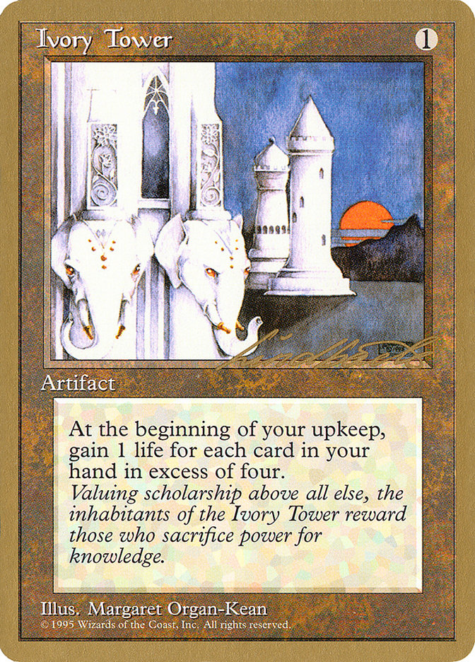 Ivory Tower (Leon Lindback) [Pro Tour Collector Set] | Gate City Games LLC