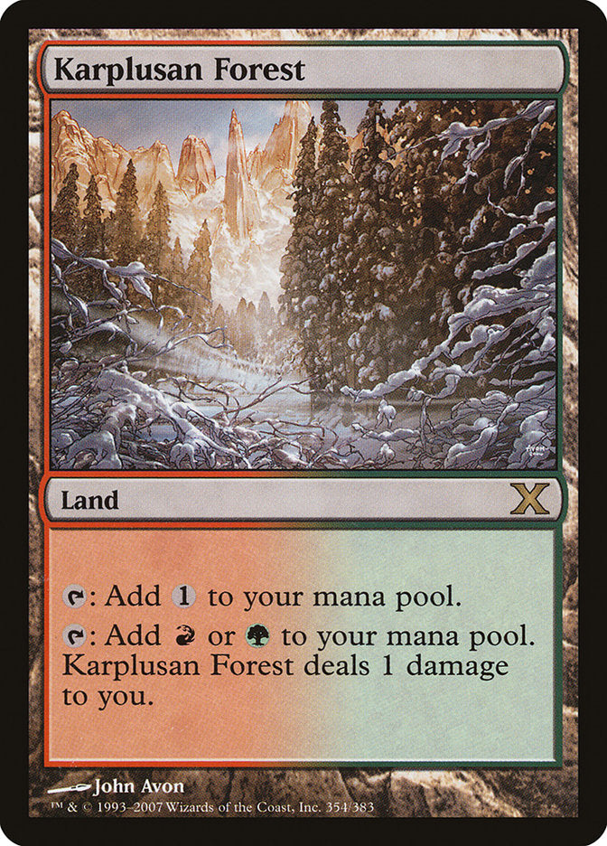 Karplusan Forest [Tenth Edition] | Gate City Games LLC