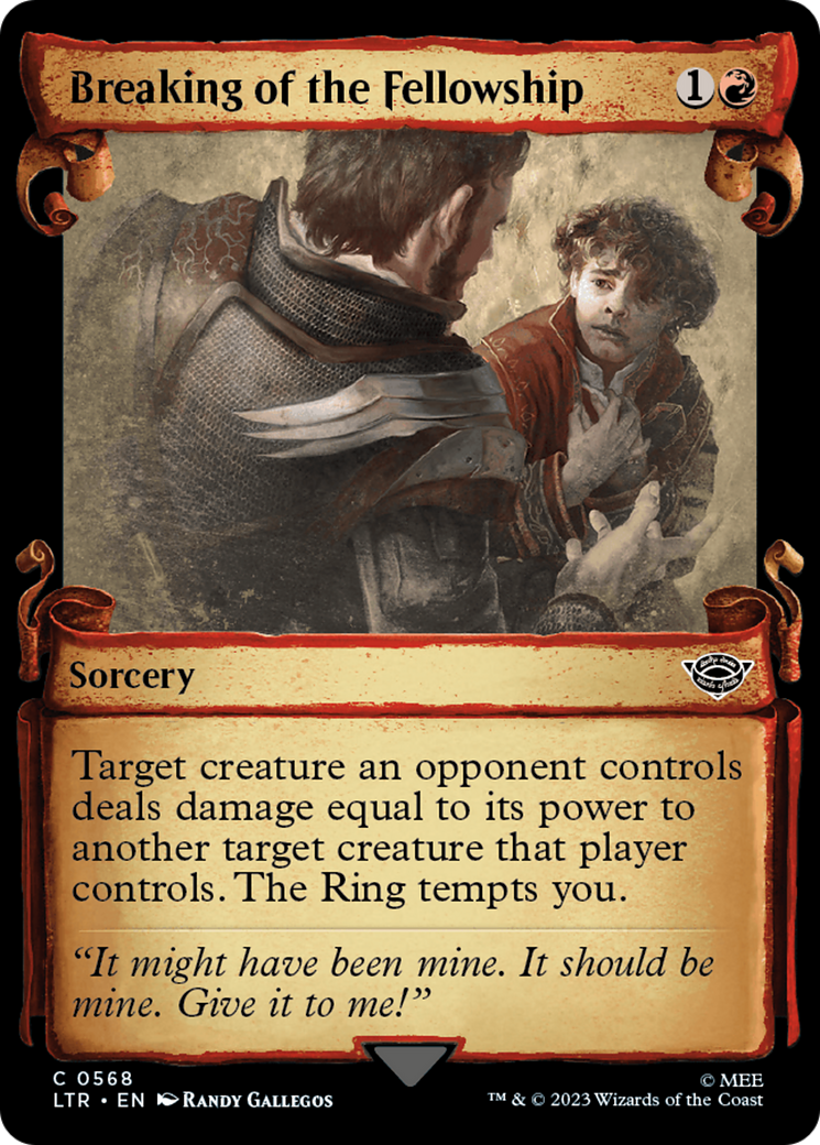 Breaking of the Fellowship [The Lord of the Rings: Tales of Middle-Earth Showcase Scrolls] | Gate City Games LLC