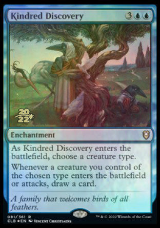 Kindred Discovery [Commander Legends: Battle for Baldur's Gate Prerelease Promos] | Gate City Games LLC
