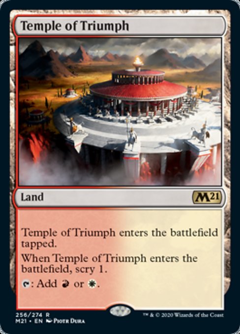 Temple of Triumph [Core Set 2021] | Gate City Games LLC