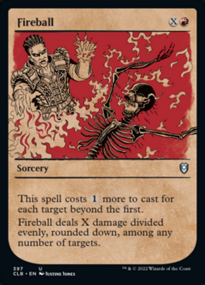 Fireball (Showcase) [Commander Legends: Battle for Baldur's Gate] | Gate City Games LLC