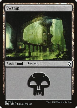 Swamp (299) [Commander Anthology Volume II] | Gate City Games LLC