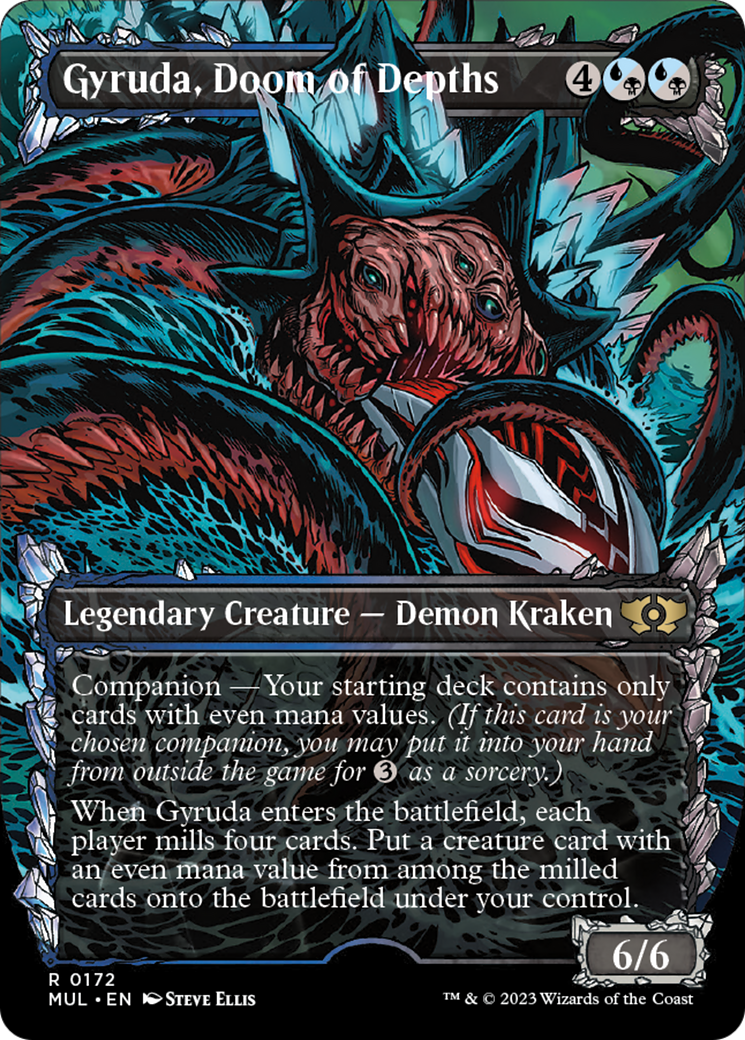 Gyruda, Doom of Depths (Halo Foil) [Multiverse Legends] | Gate City Games LLC